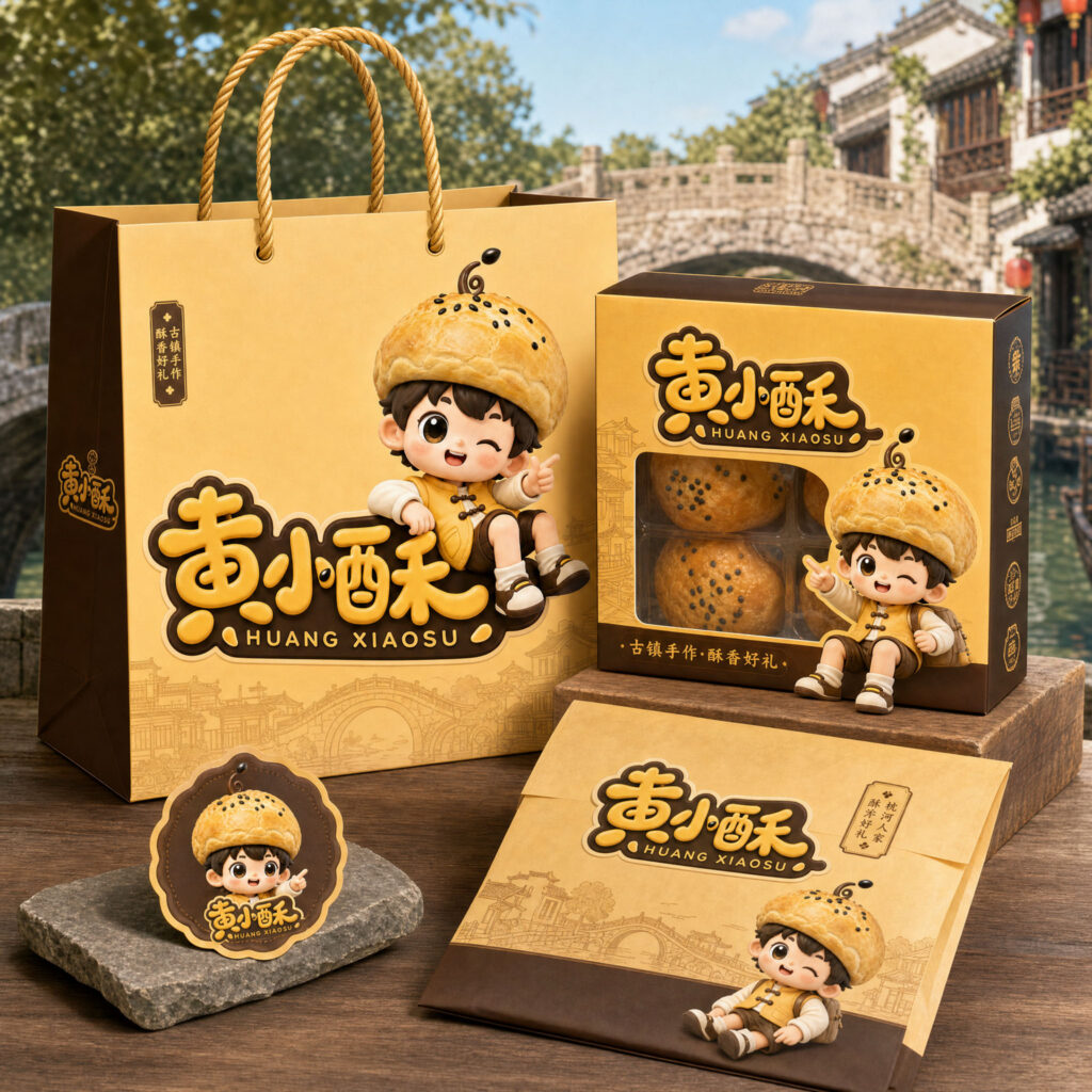 黄小酥 品牌视觉 包装设计