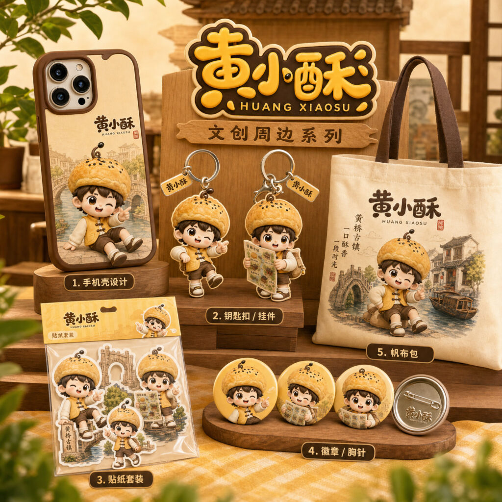 黄小酥 品牌视觉 文创周边